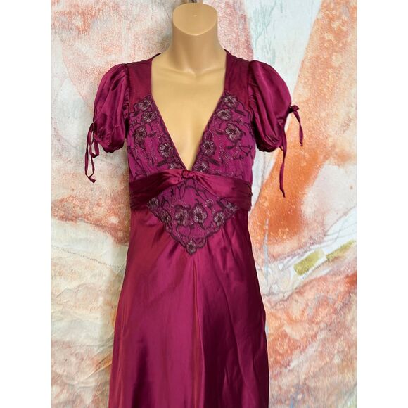 Free People Cooper Satin Midi Slip Dress $198 - Picture 8 of 11